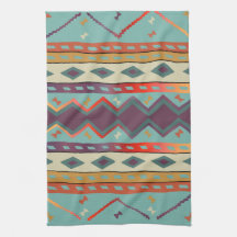 Southwest Indian Design Cotton Kitchen Towel