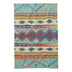 Southwest Indian Design Cotton Kitchen Towel