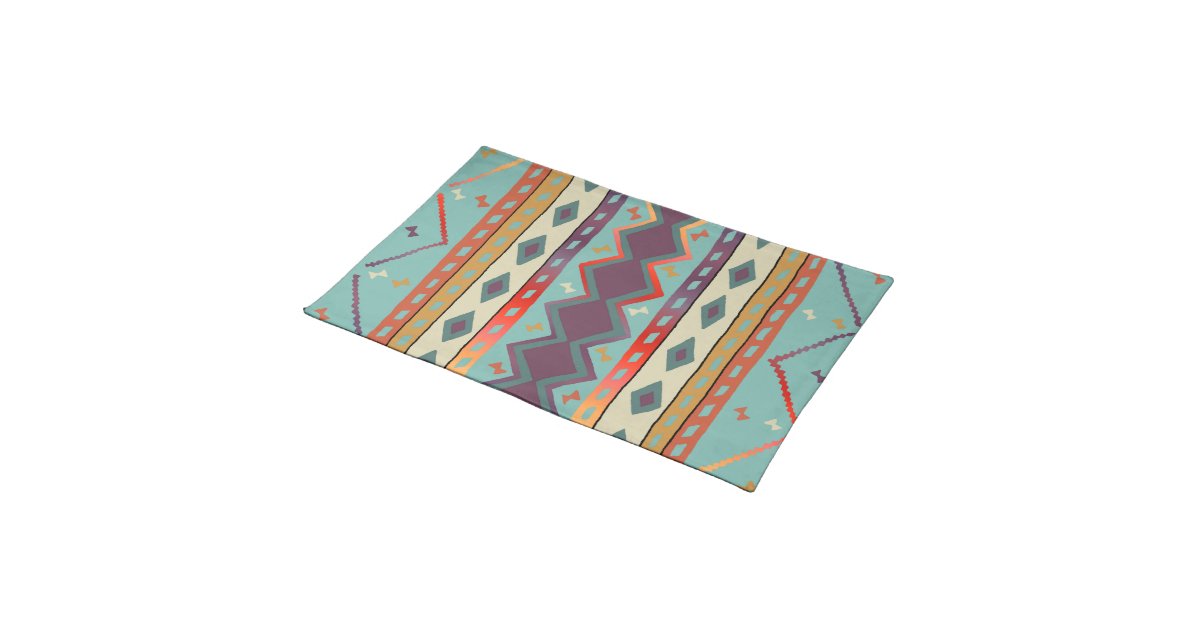Southwest Indian Design Cotton Placemat Zazzle