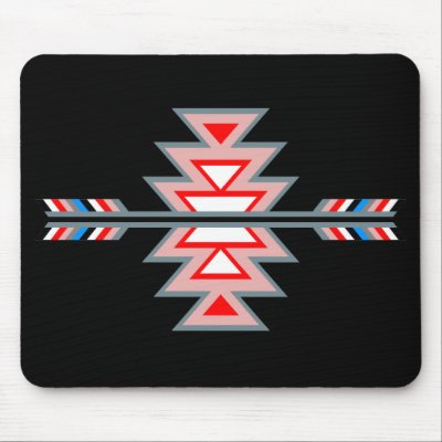 Southwest Indian Design Mousepad by davzke