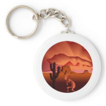 Southwest Kokopelli Key Chain