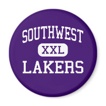 Southwest - Lakers - high - Minneapolis Minnesota magnets by customteamsportswear Southwest - Lakers - high - Minneapolis Minnesota magnets