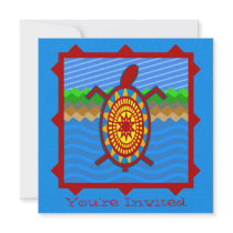 Southwest Sea Turtle Invitations