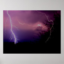 Southwest Texas Lightning Storm Posters