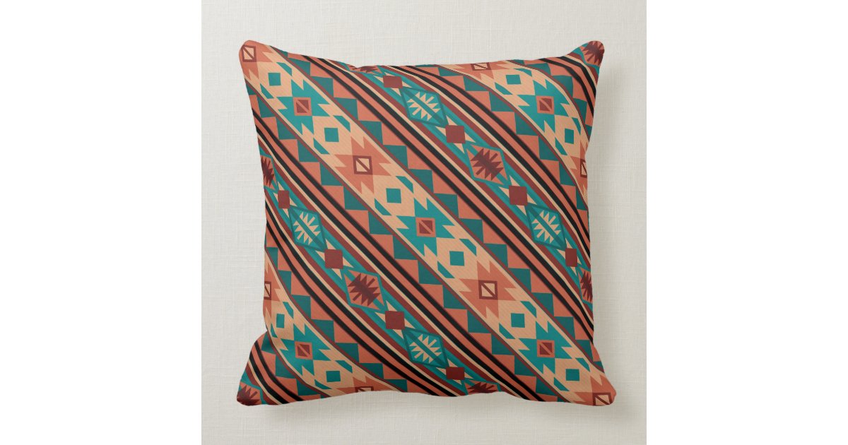 terracotta throw pillows