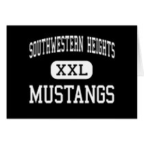 Southwestern Heights - Mustangs - High - Kismet cards by customteamsportswear Southwestern Heights - Mustangs - High - Kismet cards