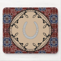 Southwestern Horseshoe Filligree Mousepad
