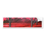 southwestern oil landscape painting bumper stickers