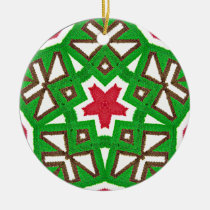 Southwestern Rug Kaleidoscope Ornament ornaments