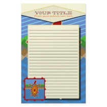 Southwestern Sea Turtle Lined Stationery