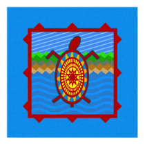 Southwestern Sea Turtle Scene Prints