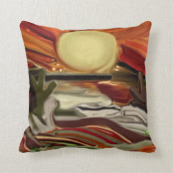 Southwestern Skies Abstract Art Pillows