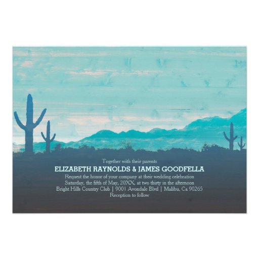 Southwestern Wedding Invitations