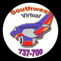 SouthwestVirtual 737 Toon Stickers stickers