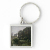 Souvenir of the Villa Borghese, 1855 Key Chain