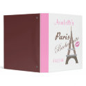 Souvenir Paris Bachelorette Album binder