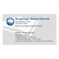 Sovereign Grace Church - Bad News / Good News business cards by davestevens Sovereign Grace Church - Bad News / Good News business cards