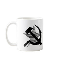Soviet Black Hammer & Sickle Coffee Mug