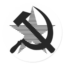 Soviet Black Hammer & Sickle Sticker