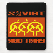 Soviet CCCP Red Army mousepads