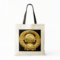 Soviet/Communist War Memorial Badge, Berlin, Germa Tote Bag