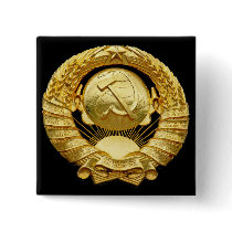 Soviet/Communist War Memorial Badge, Berlin, Germa Pinback Button