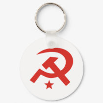 Soviet hammer and sickle design keychains by VanityBarn Soviet hammer and sickle design keychains