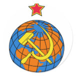 Soviet Hammer &amp; Sickle and Earth Stickers
