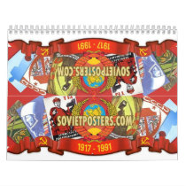 Soviet posters calendars