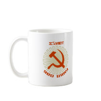 Soviet Red Army Hammer & Sickle 2 mugs