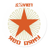 Soviet Red Army Star stickers