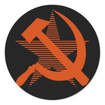 Soviet Red Hammer & Sickle stickers