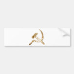 Soviet Russia Symbols серп и молот Bumper Sticker