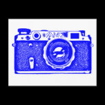 Soviet Russian Camera - Blue postcards