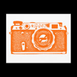 Soviet Russian Camera - Orange postcards