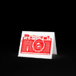 Soviet Russian Camera - Red cards