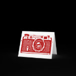 Soviet Russian Camera - Ruby Red cards