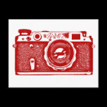 Soviet Russian Camera - Ruby Red postcards
