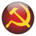 Soviet Russian Hammer and Sickle stickers