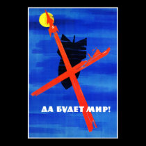 Soviet Space Propaganda Poster posters
