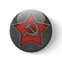 Soviet Star Hammer and Sickle Pin