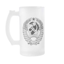 Soviet Union Coat of Arms Black & White mugs