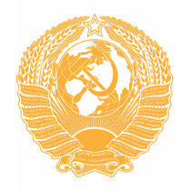 Soviet Union Coat of Arms Wreath Vintage Russian t-shirts