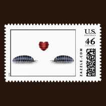 Sow Bugs in Luv postage