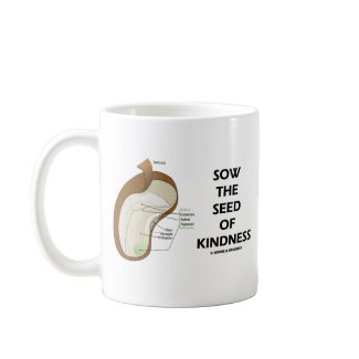 Sow The Seed Of Kindness (Seed Anatomy Humor) mug