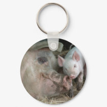 Sow with Piglet keychains