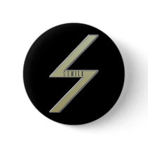 Sowilo Rune gold Pinback Button