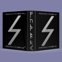 Sowilo Rune grey binders