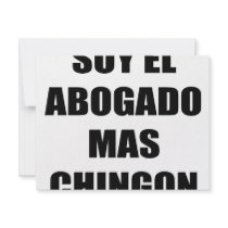 Soy El Abogado Mas Chingon invitations