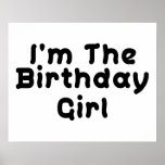 Soy el chica del cumpleaños impresiones